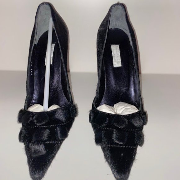 Edmundo Castillo Fur Pump - Size 7B - NWT - Picture 3 of 5